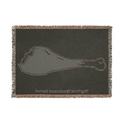 Bay Area Renaissance Festival Turkey Leg Woven Blanket